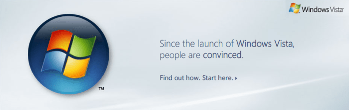 Windows vista release xp server updates