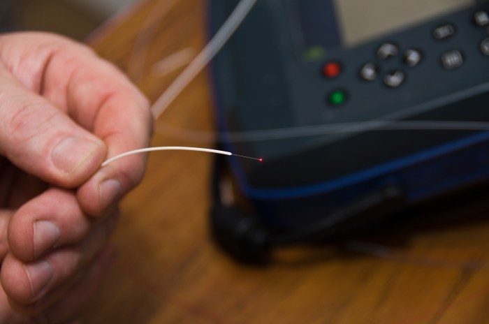 Fiber optics let there be light