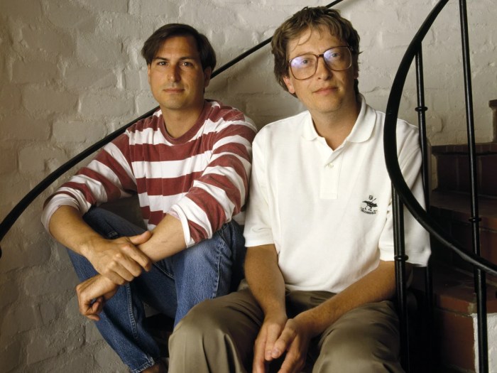 Bill gates vs steve jobs dell does sony hp powers wal mart