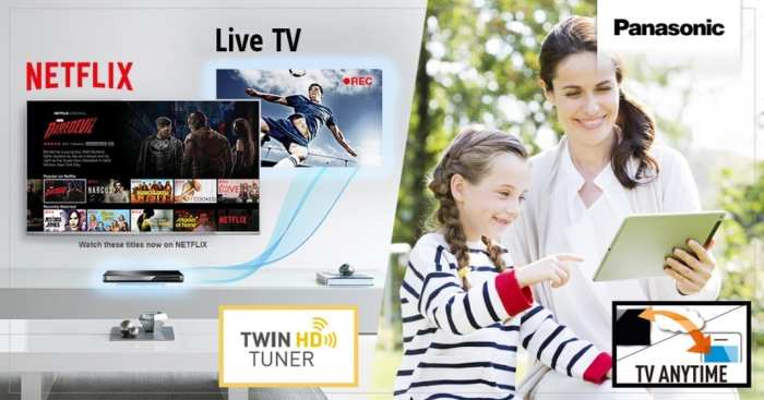 Panasonic debuts blu ray dvd recorder