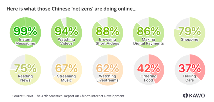Internet use in china soars