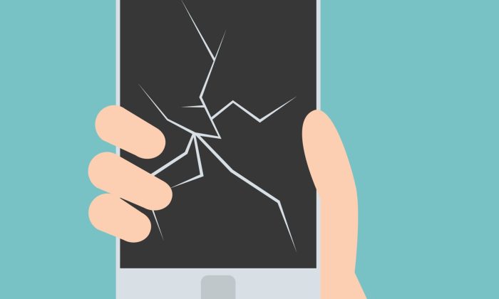 Service causes handset to screech when stolen