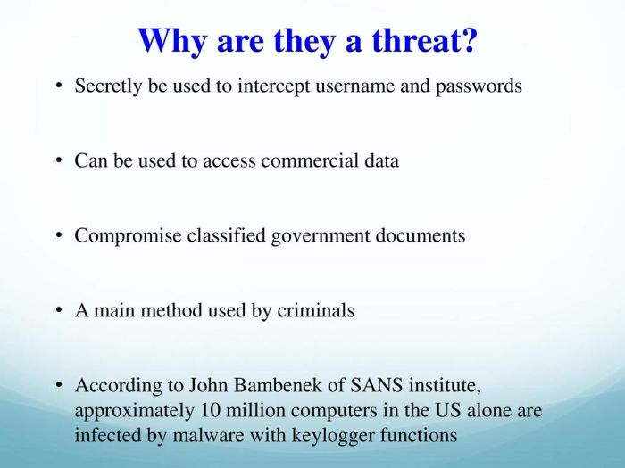 The mushrooming menace of keyloggers