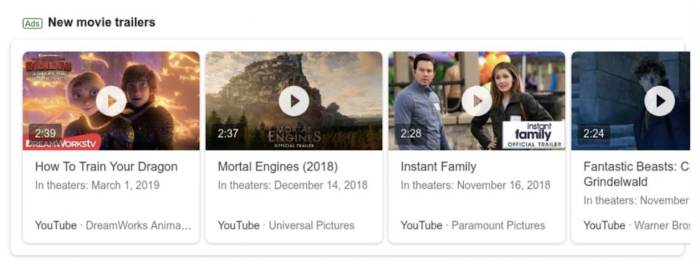 Movies Google Google goes to the movies
