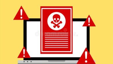 Internet map here there be malware