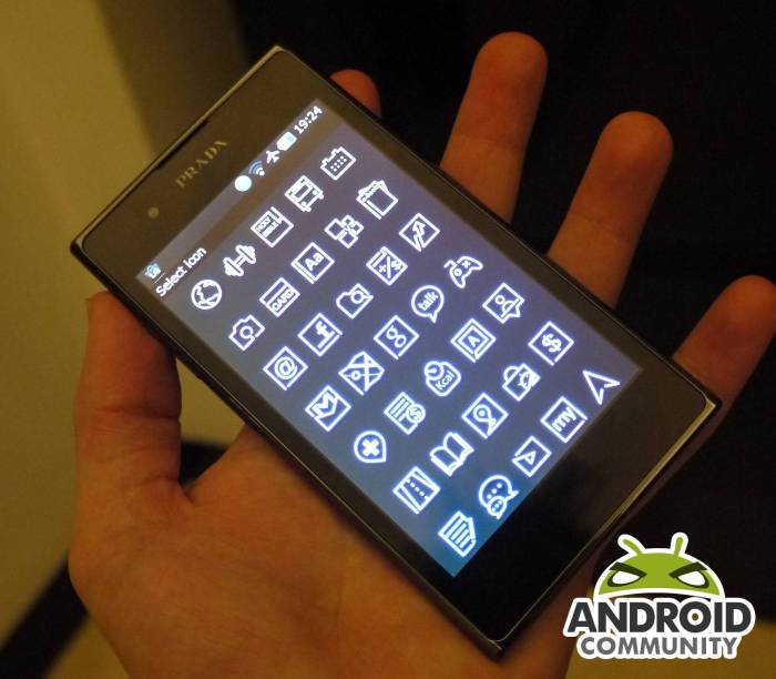 Lgs new prada phone not an iphone