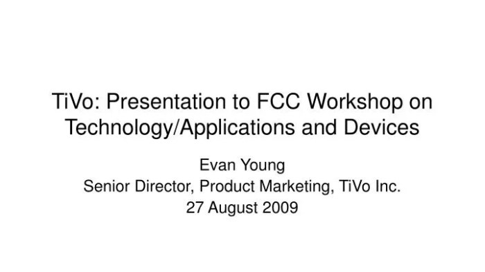 Tivo dvr bolt fcc gearopen Fcc gives ok to tivo tech