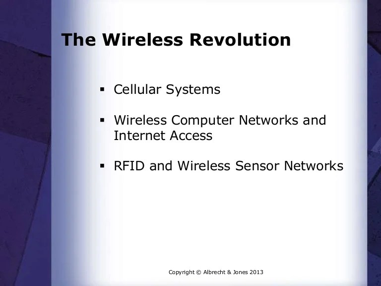 Is the wifi revolution underway