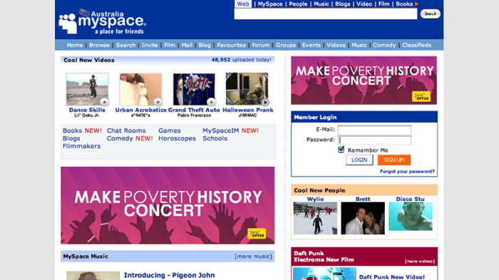 Vodafone myspace team on mobile social networking