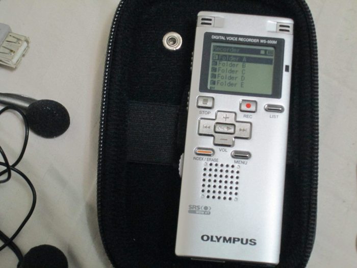 Olympus voice recorder sports sweet trimmings