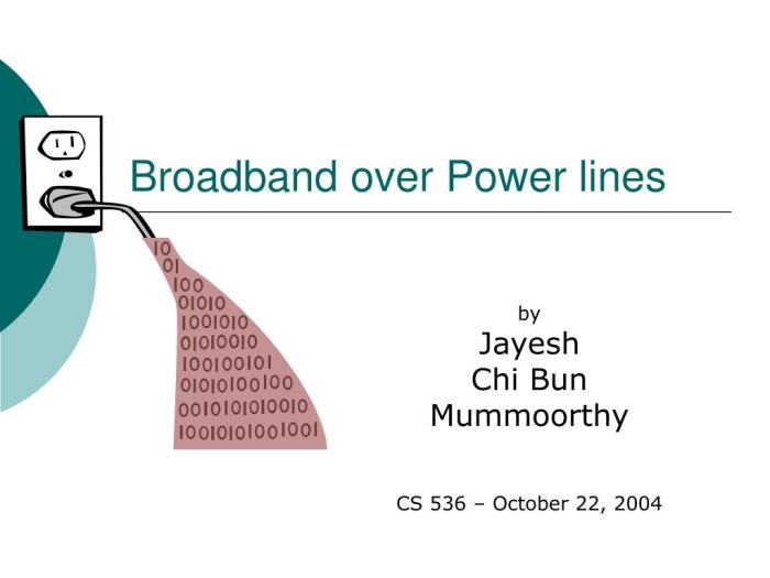 Broadband lines power over ppt powerpoint presentation network Broadband over power lines is it for real