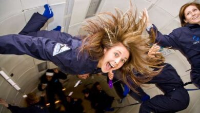 Hawking flies free in zero g joyride